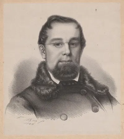 Portrait of a Man by Федор Бир, 1846 — digital art print download