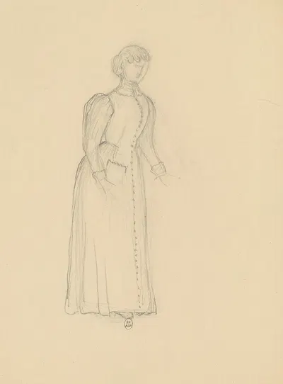 Bastos le Hardi – costume féminin (gouvernante ) by Жанна Ланвен, 1929 — digital art print download