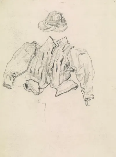 Clothing study by Józef Mehoffer — digital art print download