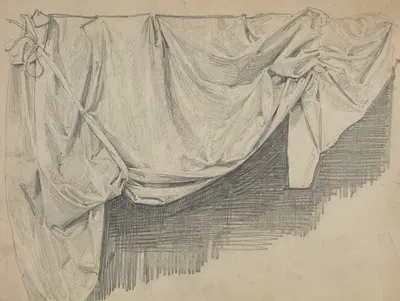 Theatre curtain by Józef Mehoffer, 1891-1892 — digital art print download
