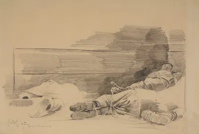 Sleeping Poleshuks by Julian Falat, 1887 — digital art print download