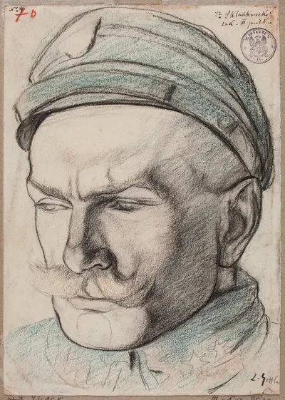 Felicjan Sławoj-Składkowski, kapitan lekarz Legionów Polskich by Леопольд Готлиб, 1915 — digital art print download