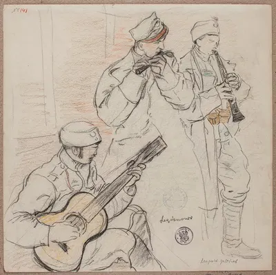 Grający legioniści by Леопольд Готлиб, 1915 — digital art print download