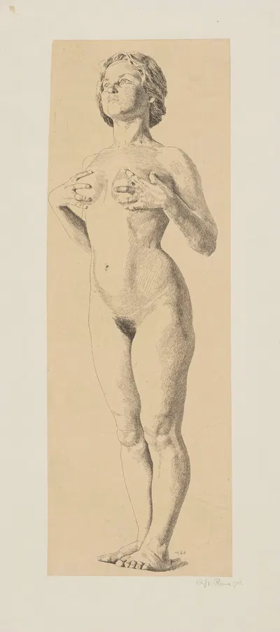 Female Nude by Отто Грейнер, 1912 — digital art print download