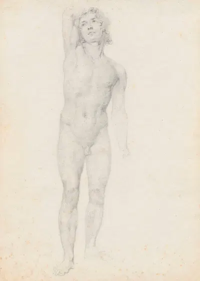 Akt męski by Рафаł Хадзевич, 1831 — digital art print download