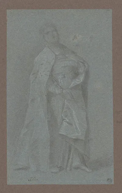 Study of a priest – Saint Boniface by Сымон Чехович, 1738 — digital art print download