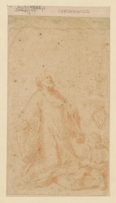Święty Jan Kanty w ekstazie by Сымон Чехович, 1767 — digital art print download