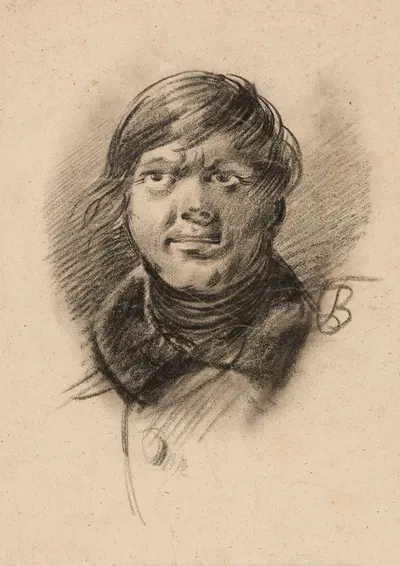 Male portrait by Тадеуш Бродовский, 1837 - 1848 — digital art print download