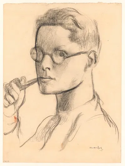 Self-portrait by Albert Van Dyck, 1929 — digital art print download