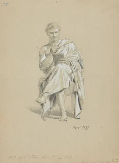 Ovid by Anton von Werner, 1877 — digital art print download
