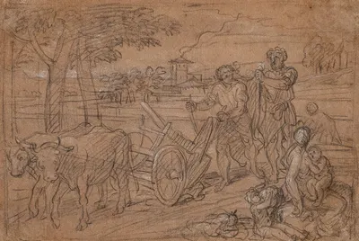 Cincinnatus at the plow by François Verdier — digital art print download