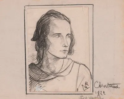 Christiane, Boreuville by Виктор Руссо, 1922 — digital art print download
