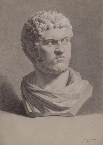 Bust of Caracalla by Antoon Steens, 1804 — digital art print download