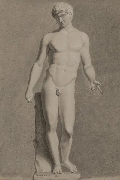 Capitoline Antinous by Antoon Steens, 1804 — digital art print download