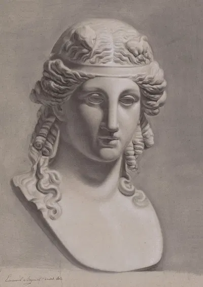 Bust of Dionysus by Emmanuel Bogaert, 1802 — digital art print download