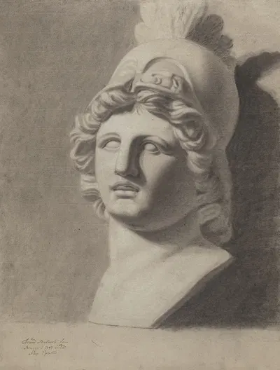 Bust of Athena by François Bulaert, 1797 — digital art print download