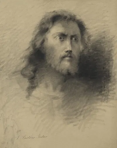Academic expression study: stunned by Isidoor Bertier, 1874-1881 — digital art print download