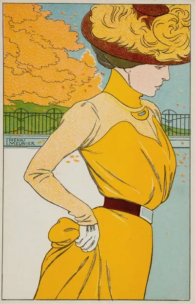 Прогулка by Анри Менье, 1900 — digital art print download