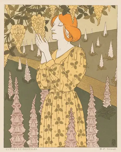Cytises et Digitales by Maurice Pillard Verneuil, 1898 — digital art print download