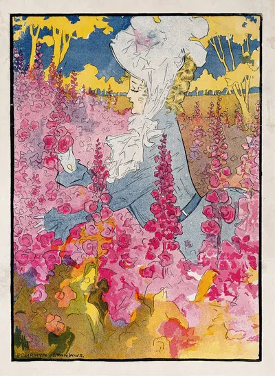 Summer by Penrhyn Stanlaws, 1907 — digital art print download