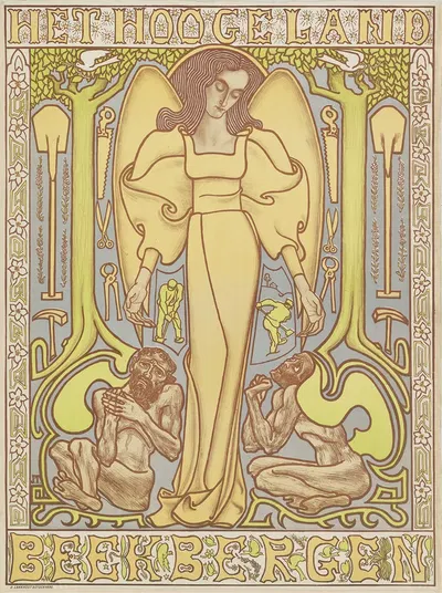 Het Hooge Land. Beekbergen by Ян Тoorоп, 1896 — digital art print download