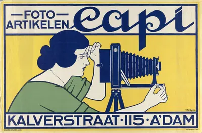 Fotoartikelen Capi, Kalverstraat 115 Amsterdam by Иоганн Георг ван Каспель, c. 1899 — digital art print download