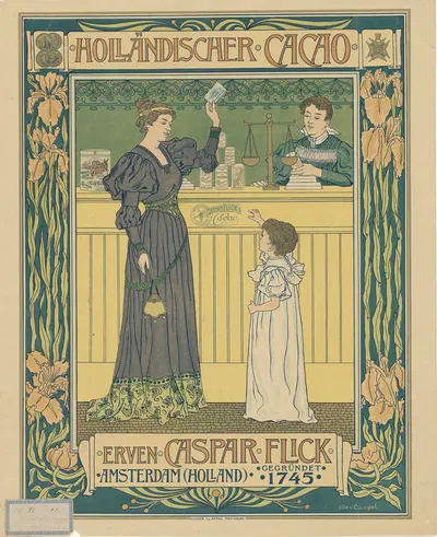 Höllandischer Cacao by Иоганн Георг ван Каспель, c. 1897 — digital art print download