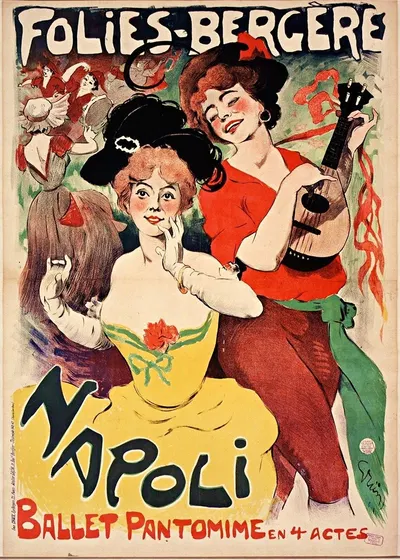 Amélie Diéterle aux Folies Bergère by Jules-Alexandre Grün — digital art print download