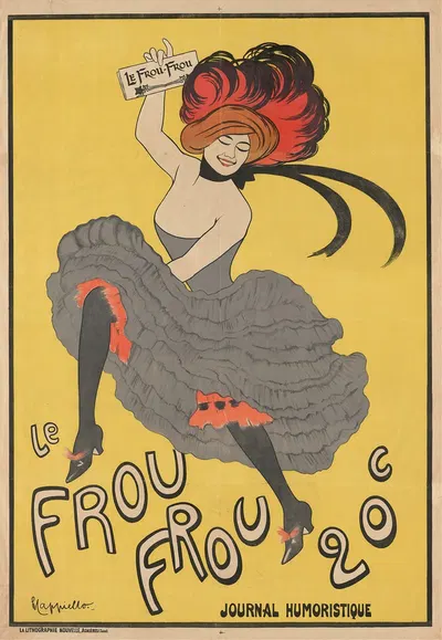 Le Frou Frou by Леонетто Каппьелло, 1899 — digital art print download