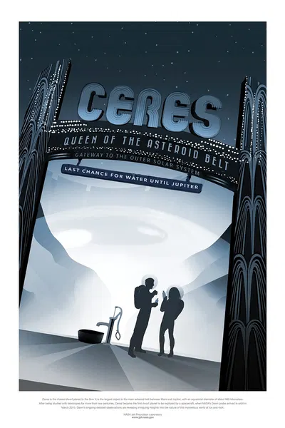 Ceres by NASA, 2017 — digital art print download