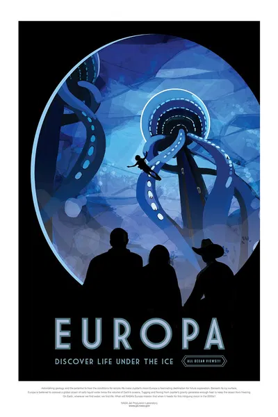 Europa by NASA, 2017 — digital art print download