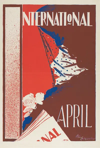 International, April by William Carqueville, 1896-1898 — digital art print download
