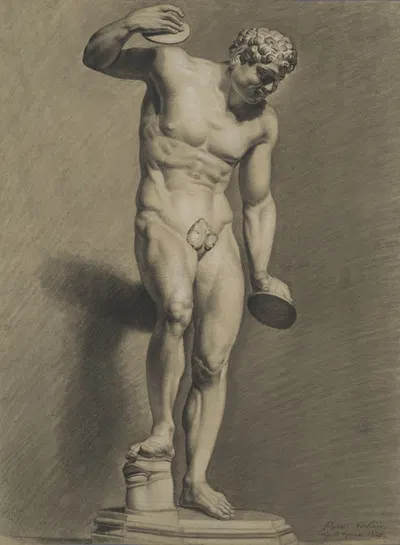 Dancing satyr by Pierre Antoine Augustin Verlinde, 1820 — digital art print download