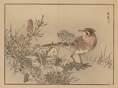 Bairei gafu, Pl.29 by Коно Байрей, 1905 — digital art print download