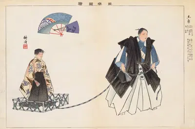 Ногаку зуе, Пл.15 by Кодзё Цукиока, 1897-1901 — digital art print download