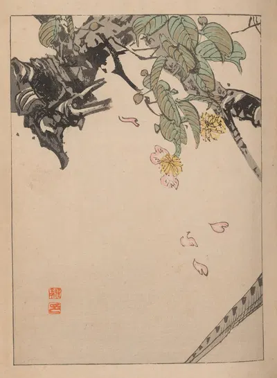 Kachō gafu, Pl.08 by Kōtei Fukui, 1898 — digital art print download