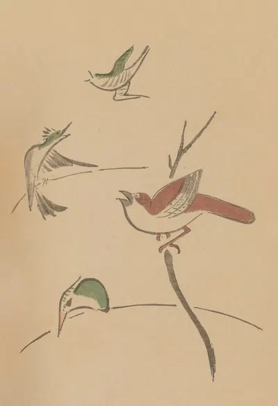 Chōjū ryakugashiki, Pl.27 by Masayoshi Kitao, 1868-1912 — digital art print download
