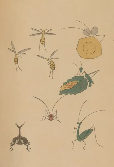 Chōjū ryakugashiki, Pl.35 by Masayoshi Kitao, 1868-1912 — digital art print download