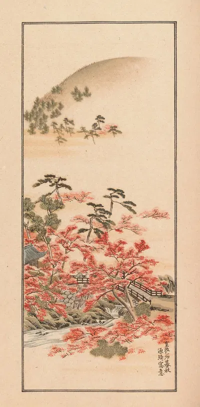 Shūbi gakan, Pl.12 by Нанбара Сакудзиро, 1889 — digital art print download