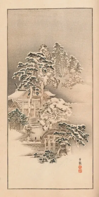 Шууби гакан, Пл.18 by Нанбара Сакудзиро, 1889 — digital art print download