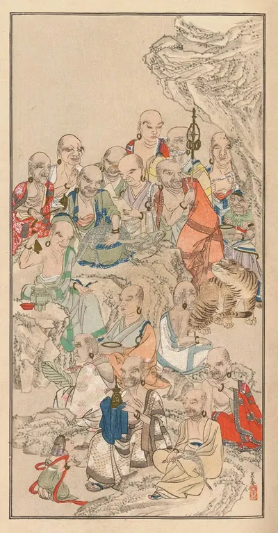Шууби гакан, Пл.24 by Нанбара Сакудзиро, 1889 — digital art print download