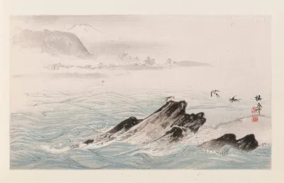 Seihō jūni Fuji, Pl.02 by Takeuchi Seihō, 1894 — digital art print download