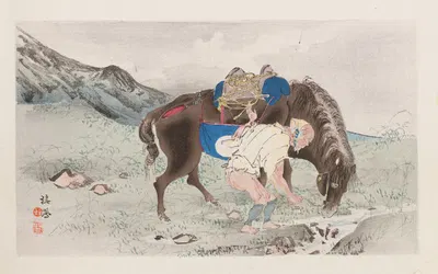 Seihō jūni Fuji, Pl.06 by Takeuchi Seihō, 1894 — digital art print download