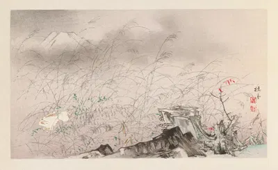 Seihō jūni Fuji, Pl.11 by Takeuchi Seihō, 1894 — digital art print download