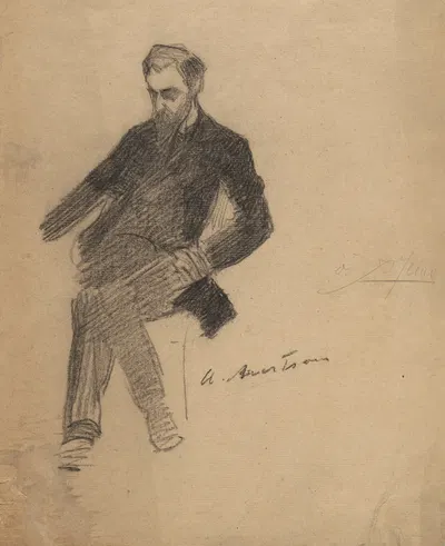 Self-Portrait by Albert Baertsoen, 1900 - 1902 — digital art print download