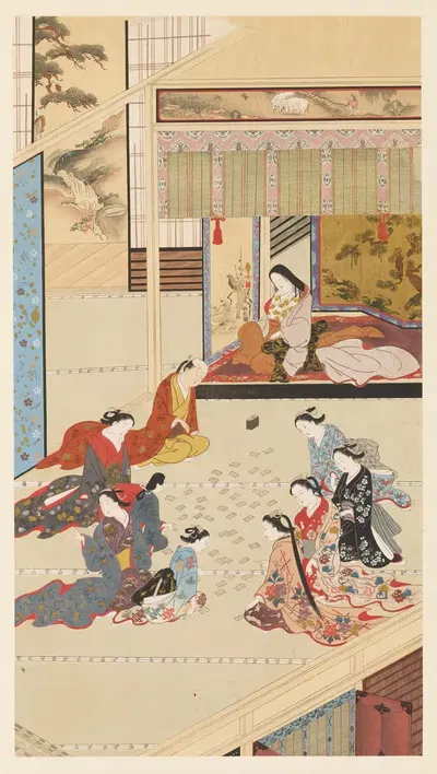 Masterpieces selected from the Ukiyoyé School, Pl.01 by Shiichi Tajima, 1906 — digital art print download