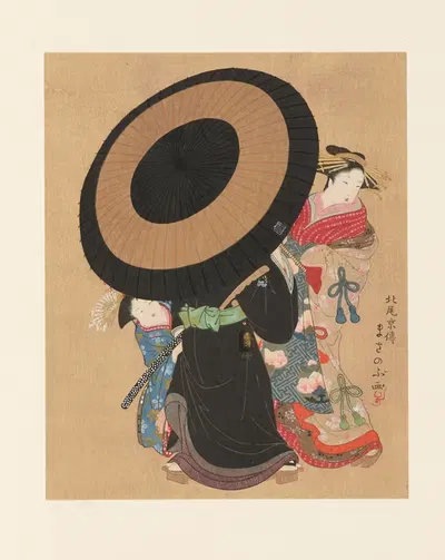 Masterpieces selected from the Ukiyoyé School, Pl.07 by Shiichi Tajima, 1906 — digital art print download