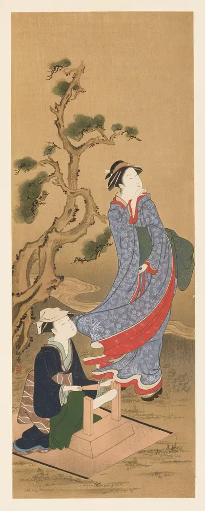 Masterpieces selected from the Ukiyoyé School, Pl.11 by Shiichi Tajima, 1906 — digital art print download
