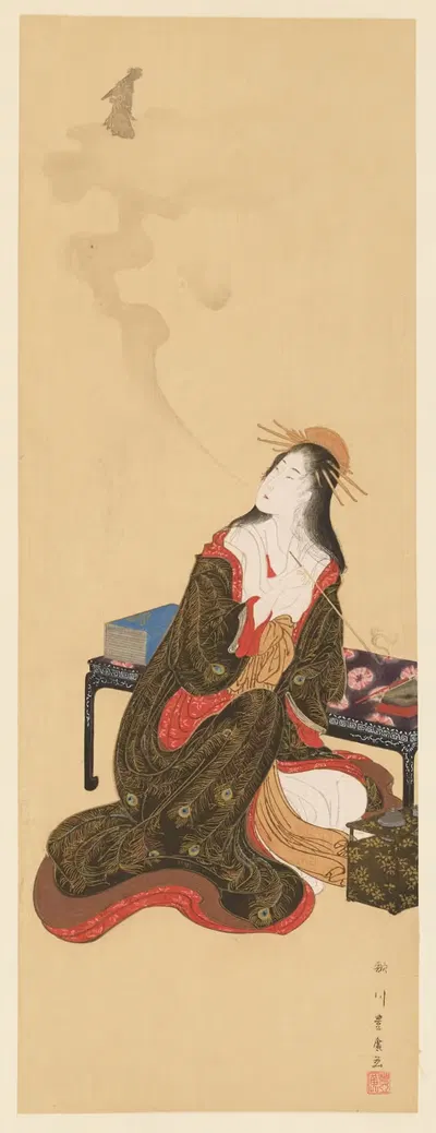 Masterpieces selected from the Ukiyoyé School, Pl.15 by Shiichi Tajima, 1906 — digital art print download