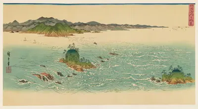 Masterpieces selected from the Ukiyoyé School, Pl.20 by Shiichi Tajima, 1906 — digital art print download